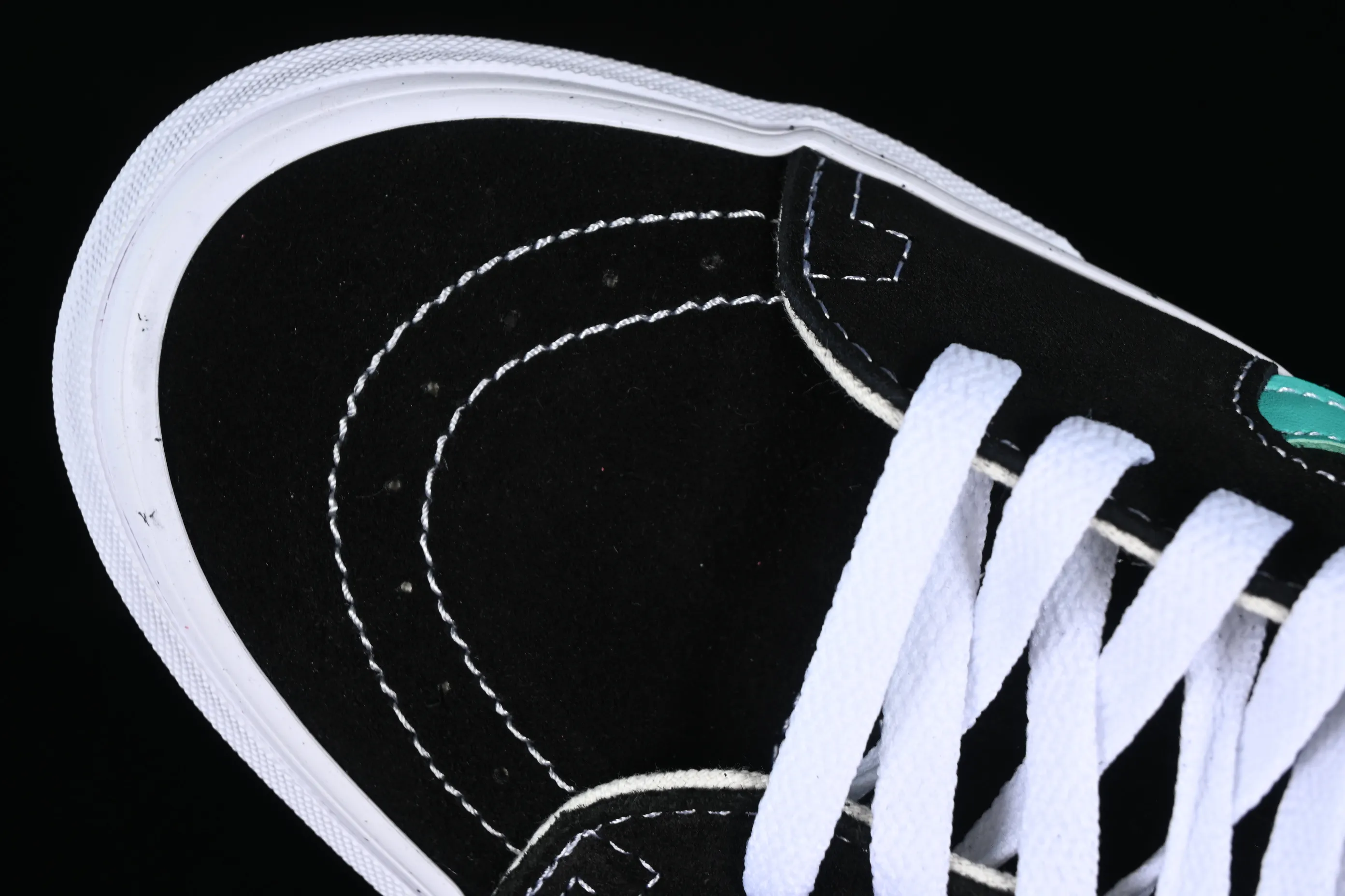 All categories Vans Vans series Vans Mid Vans SK8-Mid candy green/black green Vans official side striped mid-top canvas shoes VN0A3WM34FV